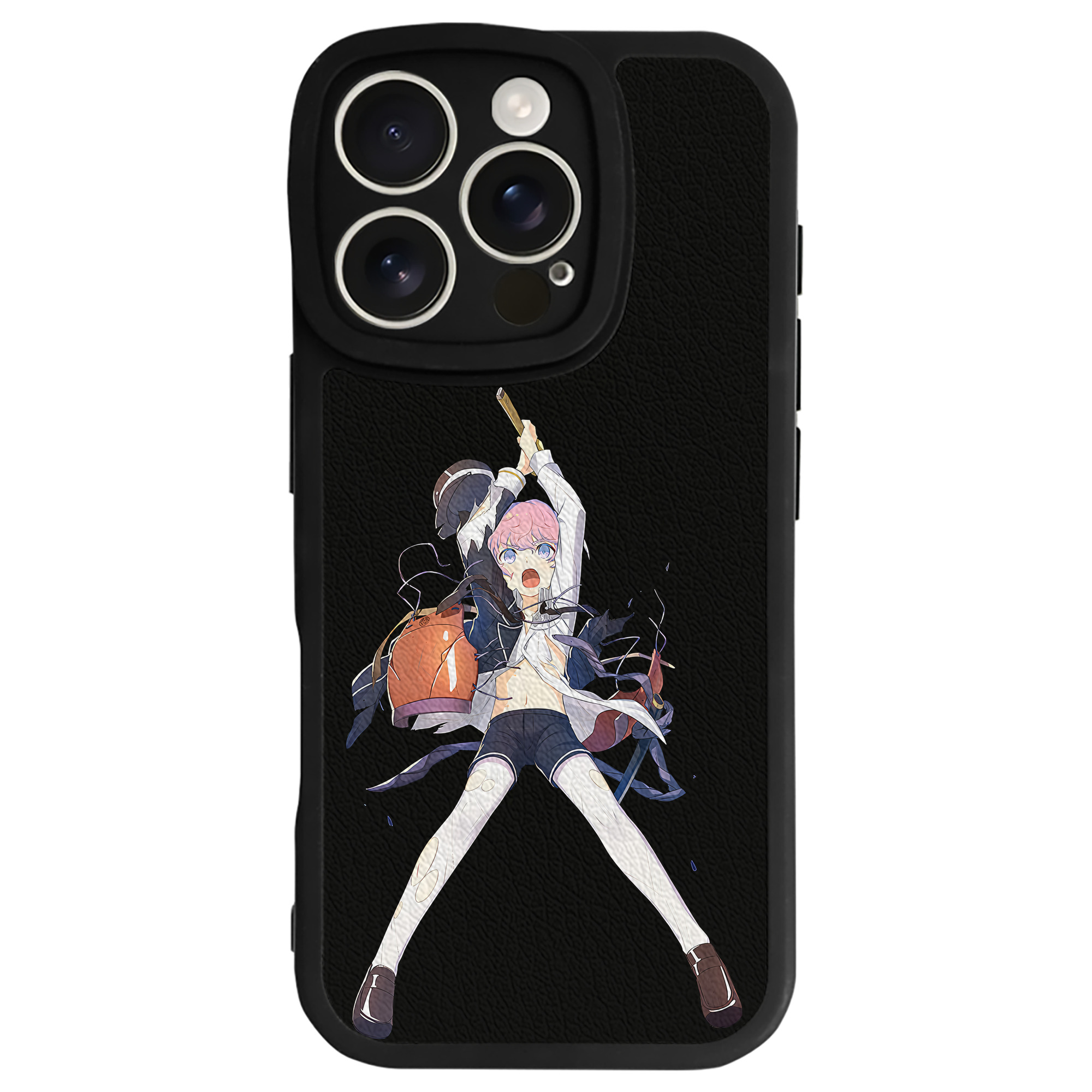 （画像用） 刀剣乱舞 Touken Ranbu 【iPhone 16シリーズ対応】シリコンスマホケース（レザー調） 材質：シリコン
